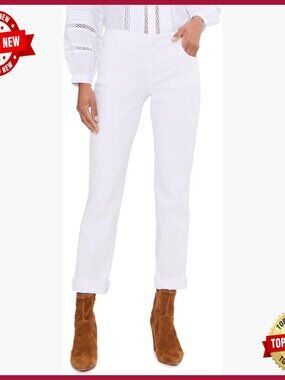 Ankle-Length Straight Fit Boyfriend Jeans, Relaxed Comfort, Modern Structure